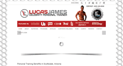 Desktop Screenshot of lucasjamespersonaltraining.com